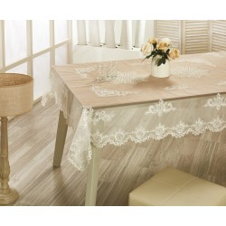 Τραπεζομάντηλο Τούλι B86 White Egg (140x180) 1Τεμ