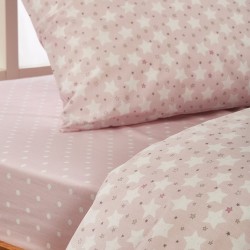 Σεντόνια Παιδικά Μονά Σετ Kids Bed C064-3 Pink Polycotton White Egg (165x240) 3Τεμ