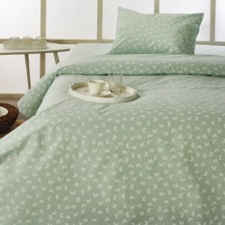Σεντόνια Παιδικά Μονά Σετ Kids Bed C064-4 Green Polycotton White Egg (165x240) 3Τεμ