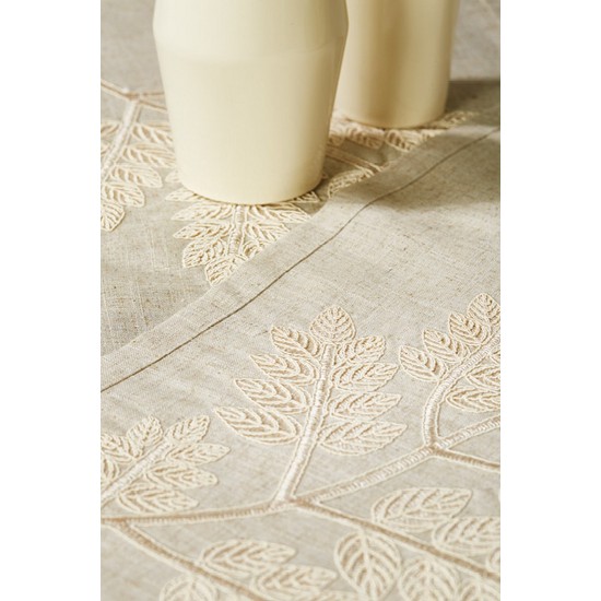 Τραπεζομάντηλο Με Κέντημα 1632 White Egg (140x180) 1Τεμ