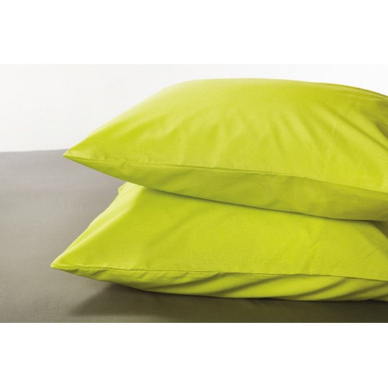Σεντόνια Υπέρδιπλα Σετ BA100-4 Lime Cotton White Egg (180x200+30 ) Με Λάστιχο 4Τεμ
