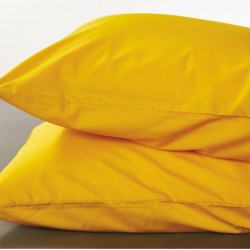 Σεντόνια Υπέρδιπλα Σετ BA100-8 Golden Yellow Cotton White Egg (180x200+30 ) Με Λάστιχο 4Τεμ