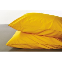 Σεντόνια Υπέρδιπλα Σετ BA100-8 Golden Yellow Cotton White Egg (180x200+30 ) Με Λάστιχο 4Τεμ
