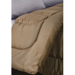 Πάπλωμα Υπέρδιπλο ΠΑΠ96-2 Clay Brown Microfiber White Egg (220x240) 1Τεμ