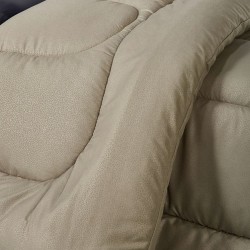 Πάπλωμα Υπέρδιπλο ΠΑΠ96-5 Light Grey Microfiber White Egg (220x240) 1Τεμ