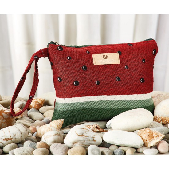 Νεσεσέρ Παραλίας Με Φερμουάρ Z 148-3 Cotton White Egg (M21xY15xΠ4) 1Τεμ