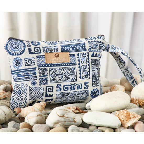 Νεσεσέρ Παραλίας Με Φερμουάρ Z 148-5 Cotton White Egg (M21xY15xΠ4) 1Τεμ