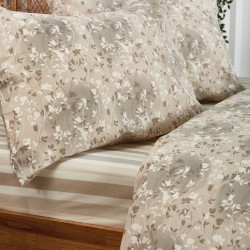 Σεντόνια Υπέρδιπλα Σετ BA104_2 Polycotton White Egg (245x260) 4Τεμ