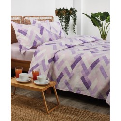 Σεντόνια Υπέρδιπλα Σετ BA105_2 Polycotton White Egg (165x200+32 ) Με Λάστιχο 4Τεμ