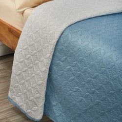 Κουβερλί Μονό L068-2 Διπλής Όψεως Micro White Egg (160x240) 1Τεμ