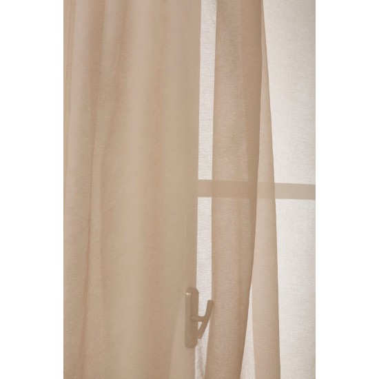 Κουρτίνα Με Τρέσα K0101-8 Sand Γάζα White Egg (270Πx280Υ) 1Τεμ Κουρτίνα Με Τρέσα K0101-8 Sand Γάζα White Egg (270Πx280Υ) 1Τεμ