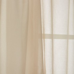 Κουρτίνα Με Τρέσα K0101-9 Beige Γάζα White Egg (270Πx280Υ) 1Τεμ