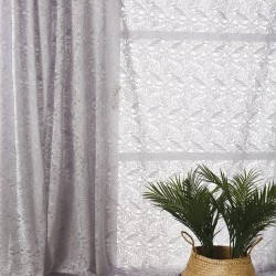 Κουρτίνα Με Τρέσα K0102-3 Grey White Egg (270Πx280Υ) 1Τεμ