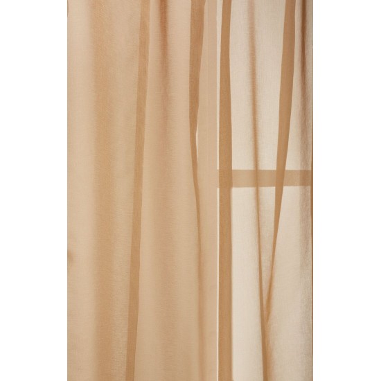 Κουρτίνα Με Τρέσα K0113-5 Caramel White Egg (270Πx280Υ) 1Τεμ