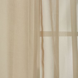 Κουρτίνα Με Τρέσα K0113-6 Sand White Egg (270Πx280Υ) 1Τεμ