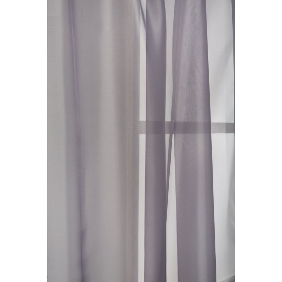Κουρτίνα Με Τρέσα K0114-2 Medium Grey White Egg (270Πx280Υ) 1Τεμ