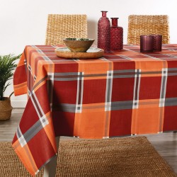 Τραπεζομάντηλο Eστιατορίου Καρώ Z123-2 Cotton White Egg (140x220) 1Τεμ