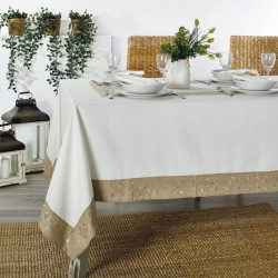 Τραπεζομάντηλο Με Κέντημα 467 Cotton White Egg (180x270) 1Τεμ