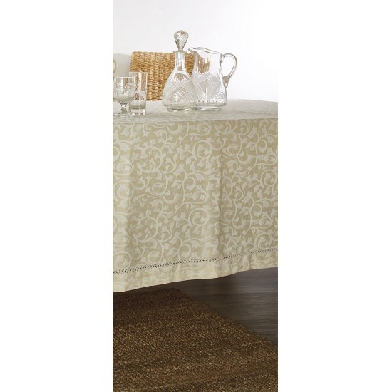 Τραπεζομάντηλο Z100-3 Azour Jacquard Cotton White Egg (180x270)