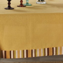 Τραπεζομάντηλο Με Φάσα Z127-3 Cotton White Egg (180x220)