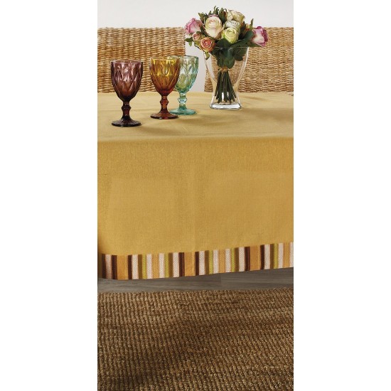 Τραπεζομάντηλο Με Φάσα Z127-3 Cotton White Egg (180x220)