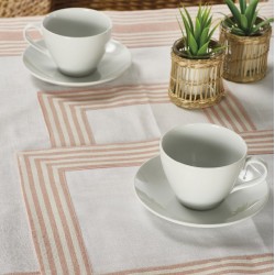 Τραπεζομάντηλο Z128-2 Cotton White Egg (180x220)