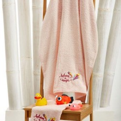 Πετσέτες Παιδικές Με Κέντημα Σετ R099 Cotton White Egg 2Τεμ