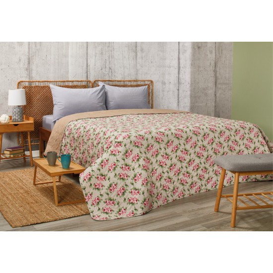 Κουβερλί King Size L074-2 Micro White Egg (240x260) 1Τεμ