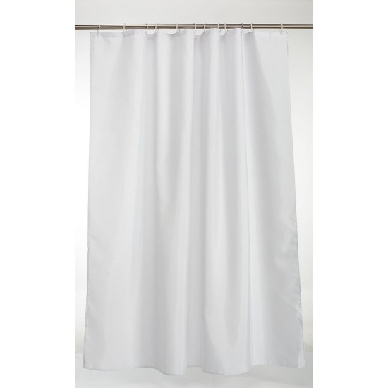 Κουρτίνα Μπάνιου Υφασμάτινη Bath Curtains KM3-8 White Egg (180x200) 1Τεμ
