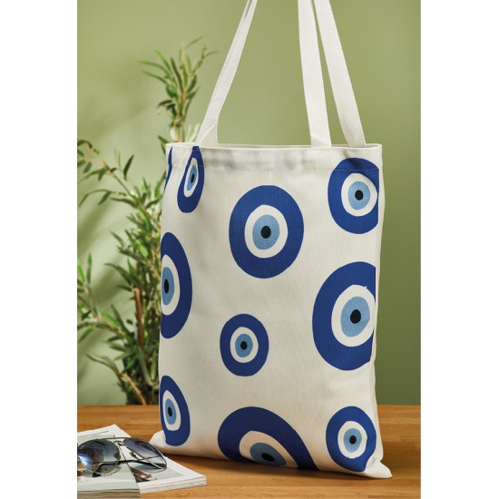 Τσάντα Ώμου Με Χερούλια Tote Bag-13 White Egg (Π33+Υ39,50+Μ39,50+Β4) 1Τεμ