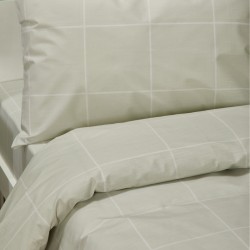 Σεντόνια Μονά Σετ BA134-2 Cotton White Egg (160x260) 3Τεμ