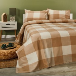 Σεντόνια Μονά Σετ BA139 Cotton White Egg (160x260) 3Τεμ