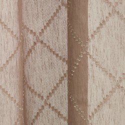 Κουρτίνα Με Τρέσα K0104-4 Sand White Egg (270Πx280Υ) 1Τεμ