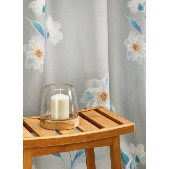 Κουρτίνα Με Τρουκς K0155-4 White Egg (270Πx280Υ) 1Τεμ