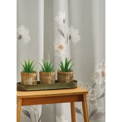 Κουρτίνα Με Τρουκς K0155-5 White Egg (270Πx280Υ) 1Τεμ