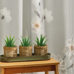 Κουρτίνα Με Τρουκς K0155-5 White Egg (270Πx280Υ) 1Τεμ