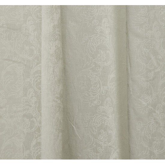 Κουρτίνα Με Τρουκς K0156-4 White Egg (270Πx280Υ) 1Τεμ