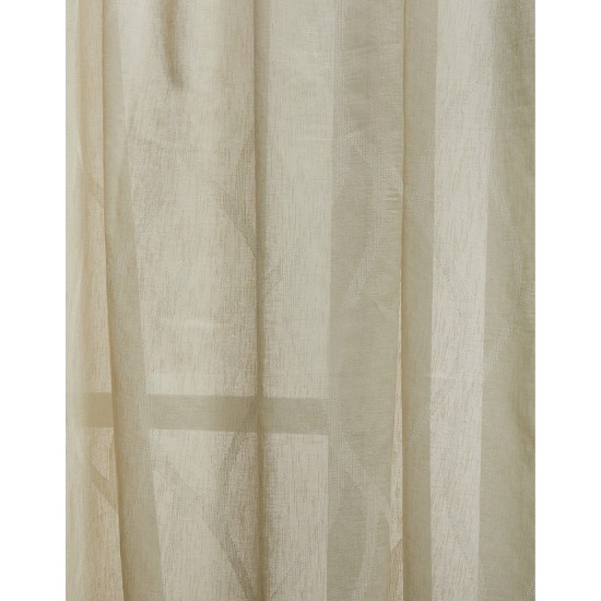Κουρτίνα Με Τρέσα K0157-2 White Egg (270Πx280Υ) 1Τεμ