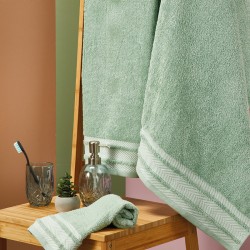 Πετσέτες Σετ Bath Towels T080-3 Cotton White Egg 3Τεμ