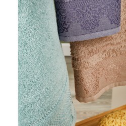 Πετσέτες Σετ Bath Towels T084-4 Cotton White Egg 3Τεμ