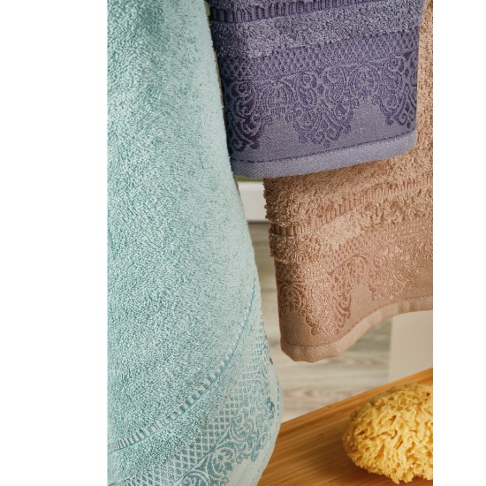 Πετσέτες Σετ Bath Towels T084-2 Cotton White Egg 3Τεμ Πετσέτες Σετ Bath Towels T084-2 Cotton White Egg 3Τεμ