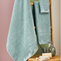 Πετσέτες Σετ Bath Towels T084-4 Cotton White Egg 3Τεμ