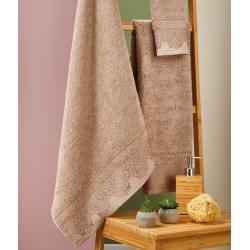 Πετσέτες Σετ Bath Towels T084-5 Cotton White Egg 3Τεμ Πετσέτες Σετ Bath Towels T084-5 Cotton White Egg 3Τεμ