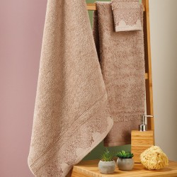 Πετσέτες Σετ Bath Towels T084-5 Cotton White Egg 3Τεμ