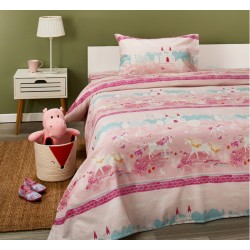 Κουβερλί Μονό Σετ kids C096-2 Cotton White Egg (160x240) 2Τεμ