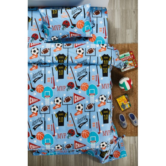 Κουβερλί Παιδικό Μονό Σετ kids C097 Cotton White Egg (160x240) 2Τεμ