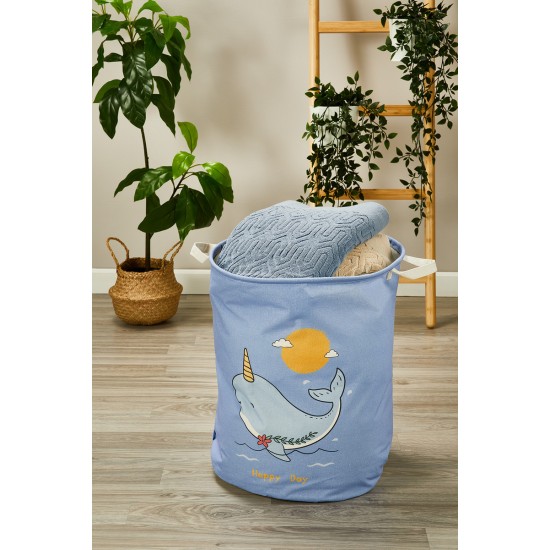 Καλάθι Απλύτων-Αποθήκευσης KA034 Cotton White Egg (47x37x39) 1Τεμ
