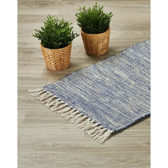 Χαλάκι ΠΑΤ62-2 Blue Cotton White Egg (50x80) 1Τεμ Χαλάκι ΠΑΤ62-2 Blue Cotton White Egg (50x80) 1Τεμ