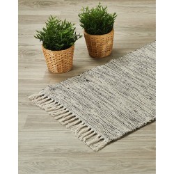Χαλάκι ΠΑΤ62-3 Light Grey Cotton White Egg (50x80) 1Τεμ