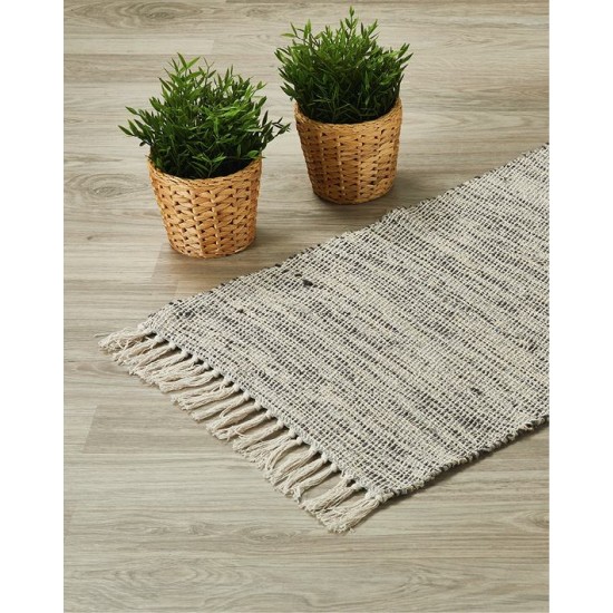 Χαλάκι ΠΑΤ62-3 Light Grey Cotton White Egg (50x80) 1Τεμ Χαλάκι ΠΑΤ62-3 Light Grey Cotton White Egg (50x80) 1Τεμ